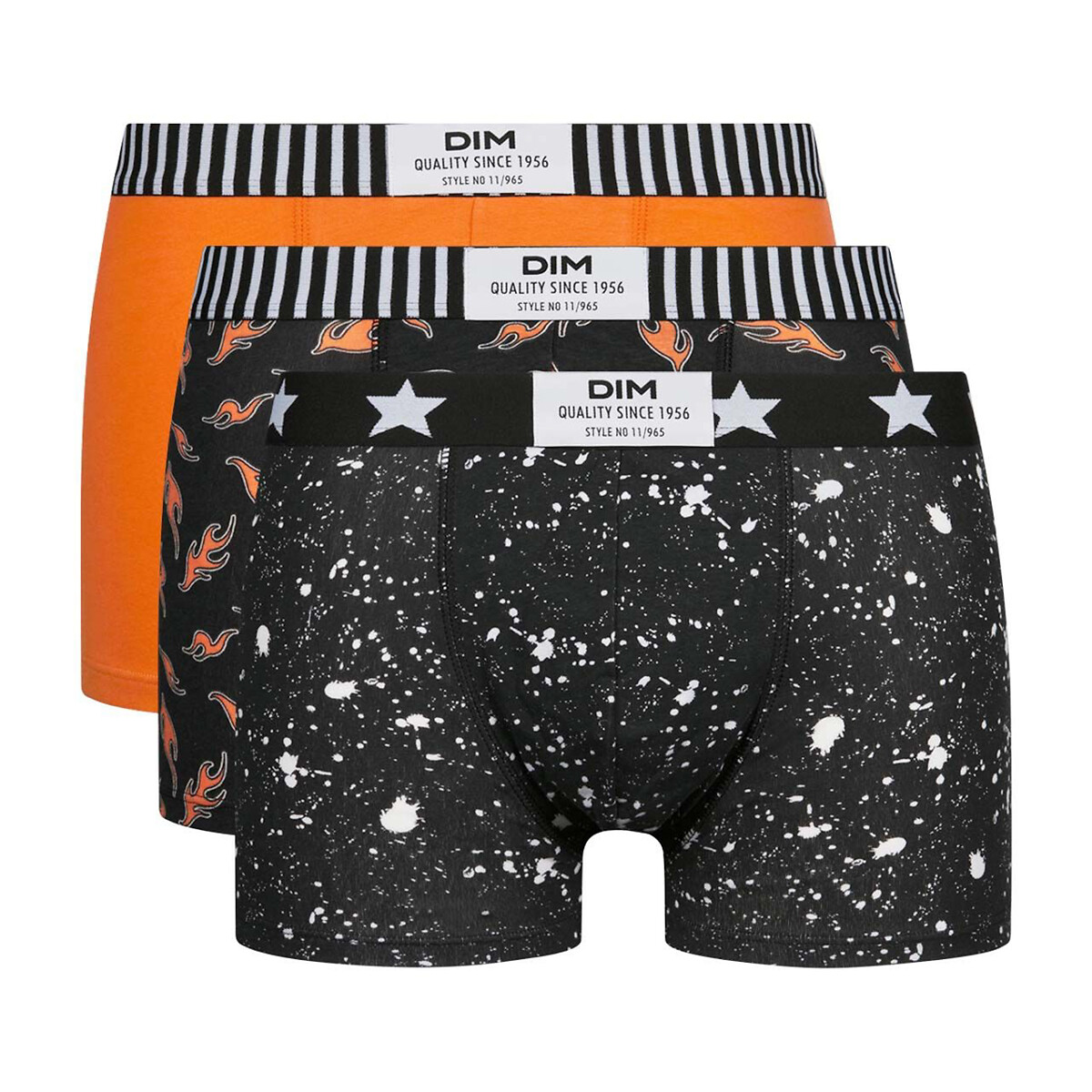 DIM<br>Conjunto de 3 cuecas boxer Dim Vibes