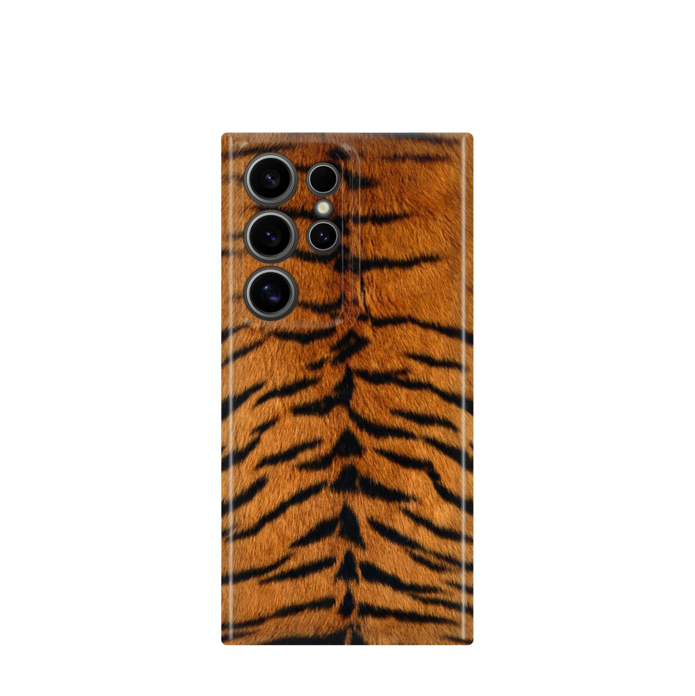 Samsung Galaxy S24 Ultra Kunststoff Hülle Tiger 3 - Orange