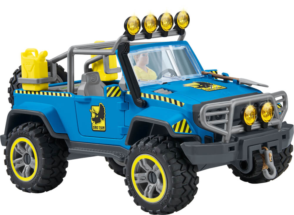 schleich® 41464 Geländewagen mit Dino-Außenposten