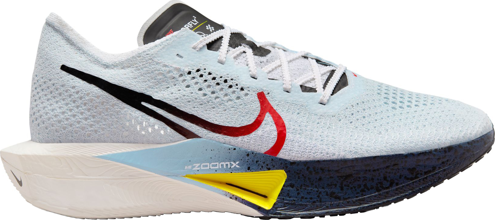 Vaporfly 3 Flyknit Herre 100/White/Speed Red/Pure Platinum