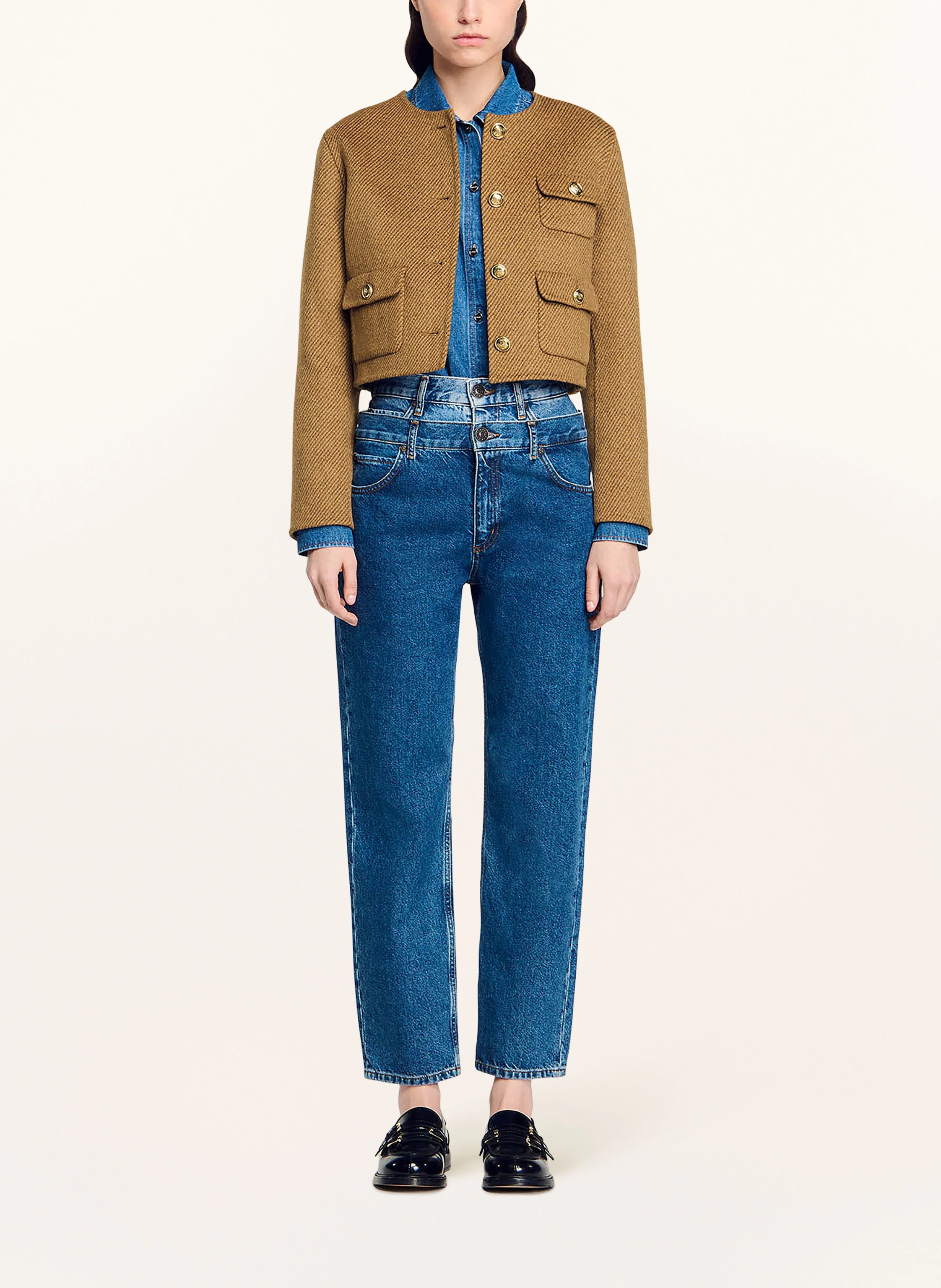 SANDRO Cropped-Jacke