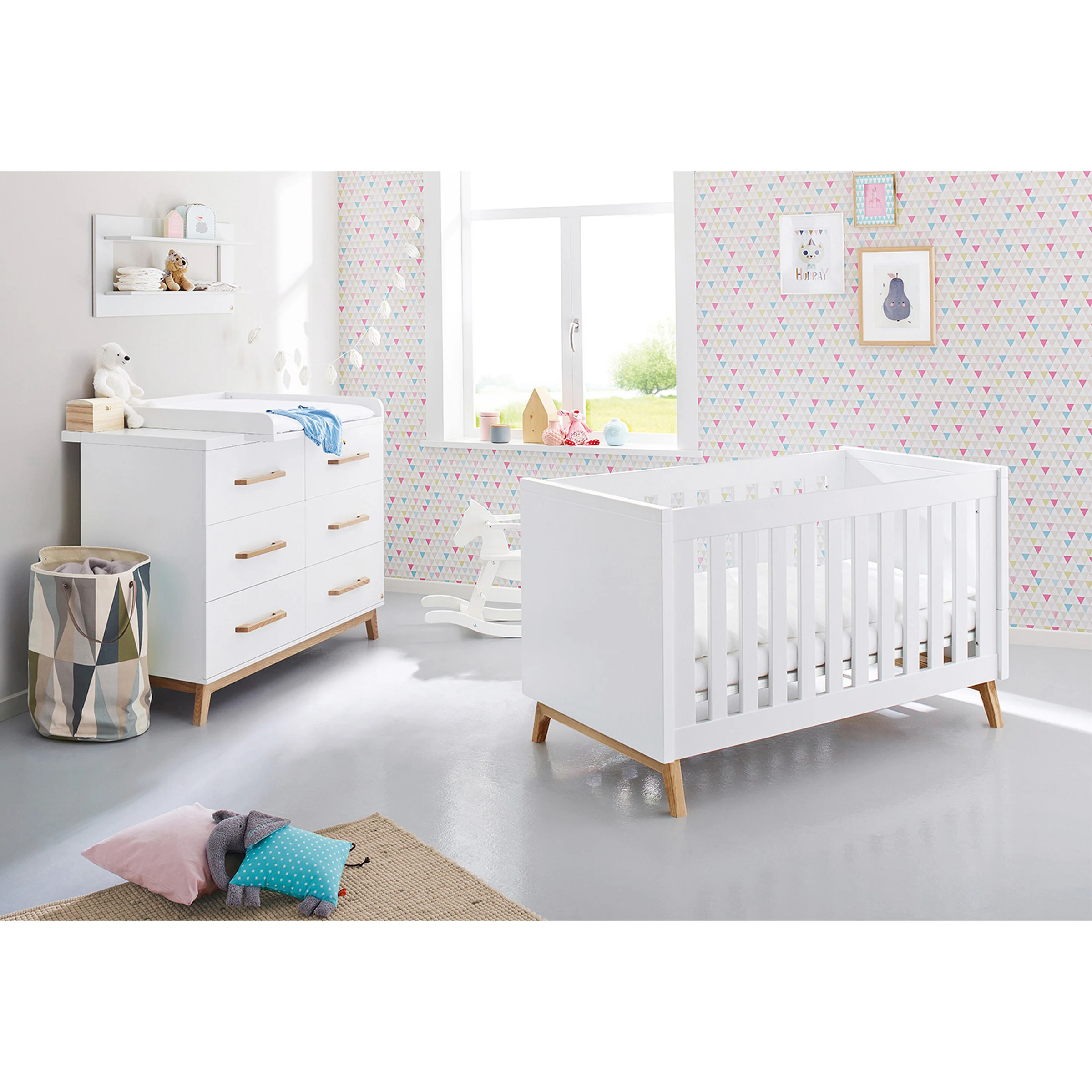 Pinolino 2-tlg. Babyzimmer Riva extrabreit