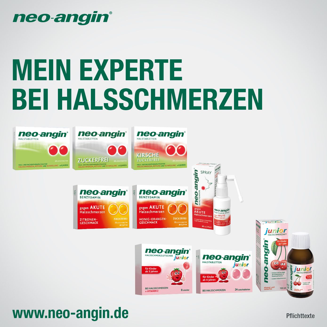 neo-angin Halstabletten - bei Halsschmerzen & Halsentzündungen - zuckerfrei