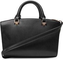 Guess - Queensland Mini - Handtas - Zwart - 22x14x9 cm