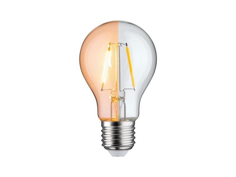 Paulmann Lampe E27 1.1W, Orange Nicht dimmbare Deko-Lampe mit E27 Sockel