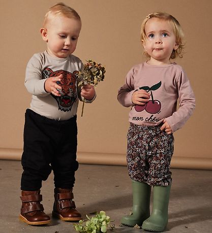 The New Siblings Sweatpants - Dombat - Blåck