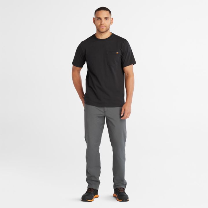Calças de trabalho Timberland PRO Morphix Athletic para homem, em cinzento.