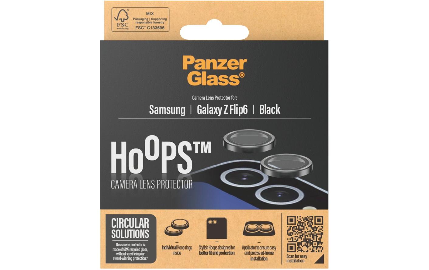 Lens Protector Rings HOOPS Galaxy Z Flip6Objektivschutz-Ringe für das Samsung Galaxy Z Flip6