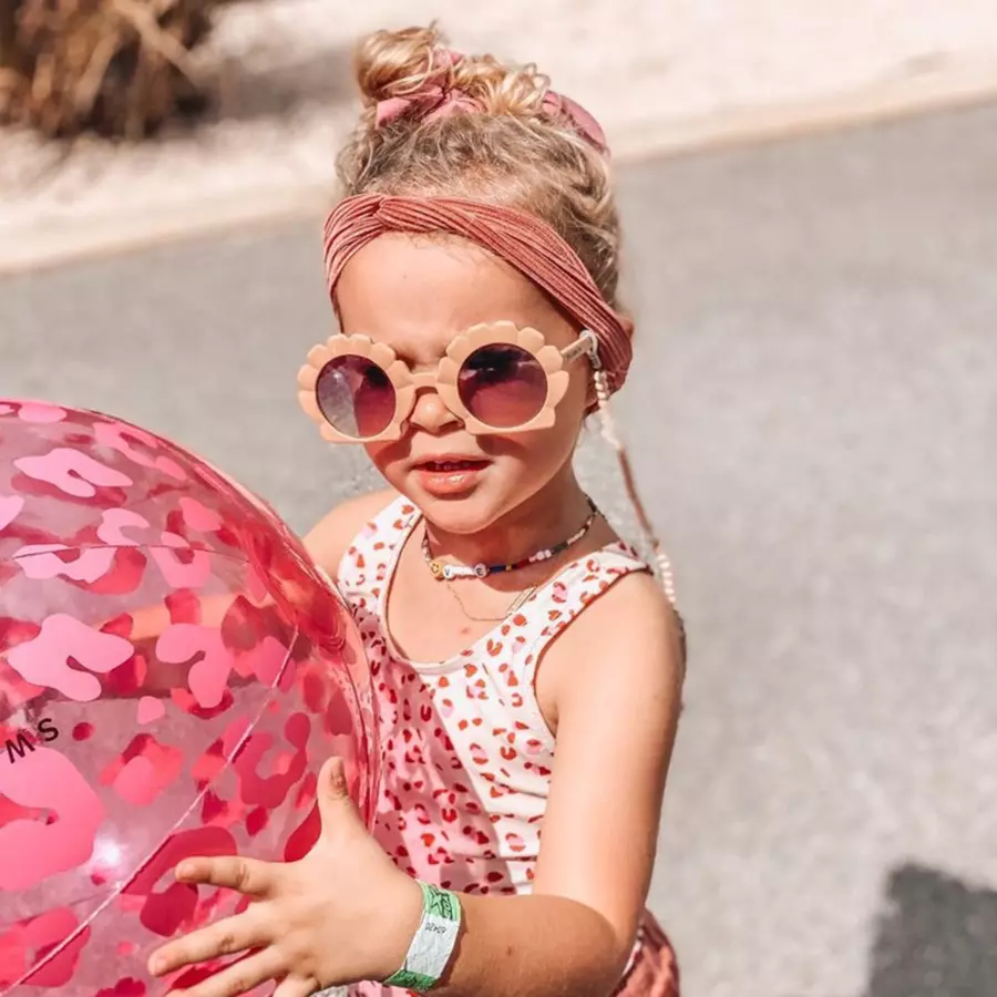 Swim Essentials Strandball Neon Leopard ⌀ 51 cm