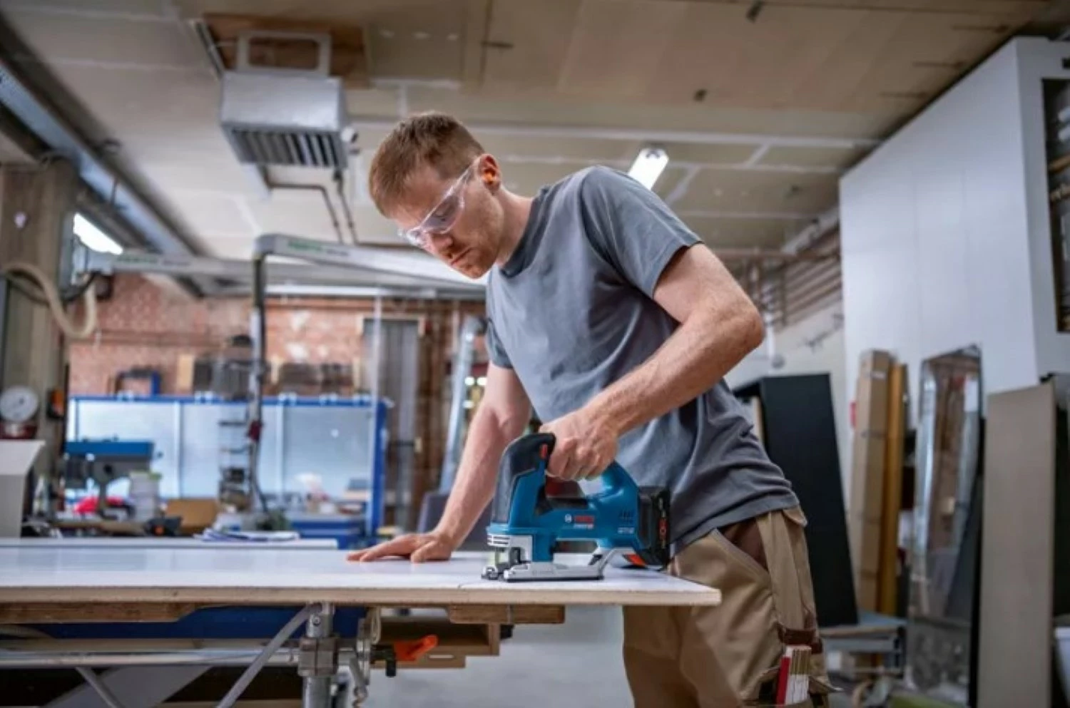 Bosch GST 18V-155 BC 18V Li-ion Accu decoupeerzaag body in L-Boxx - 3800 tpm