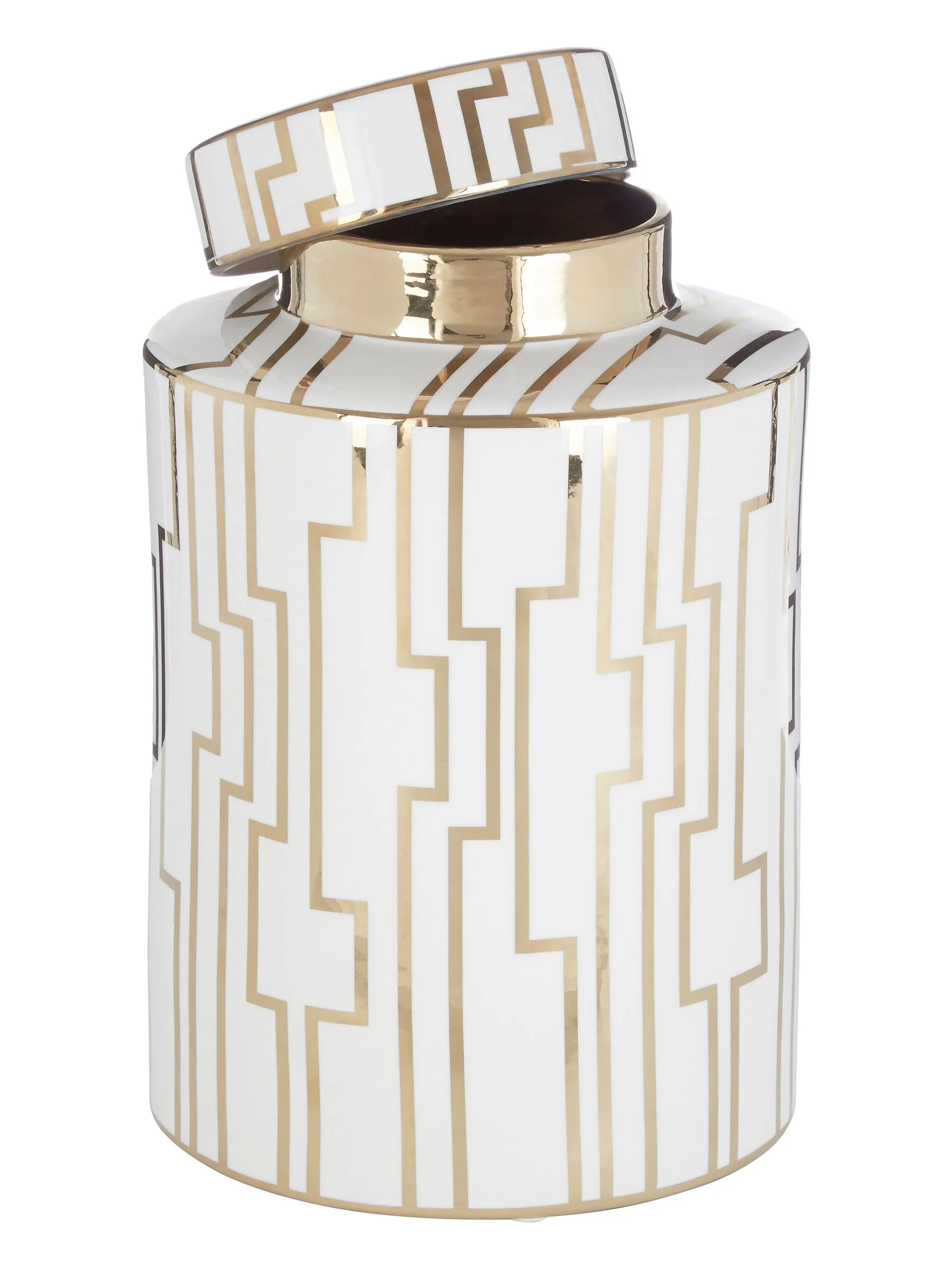 Fifty Five South Kya Ceramic Jar with Lid