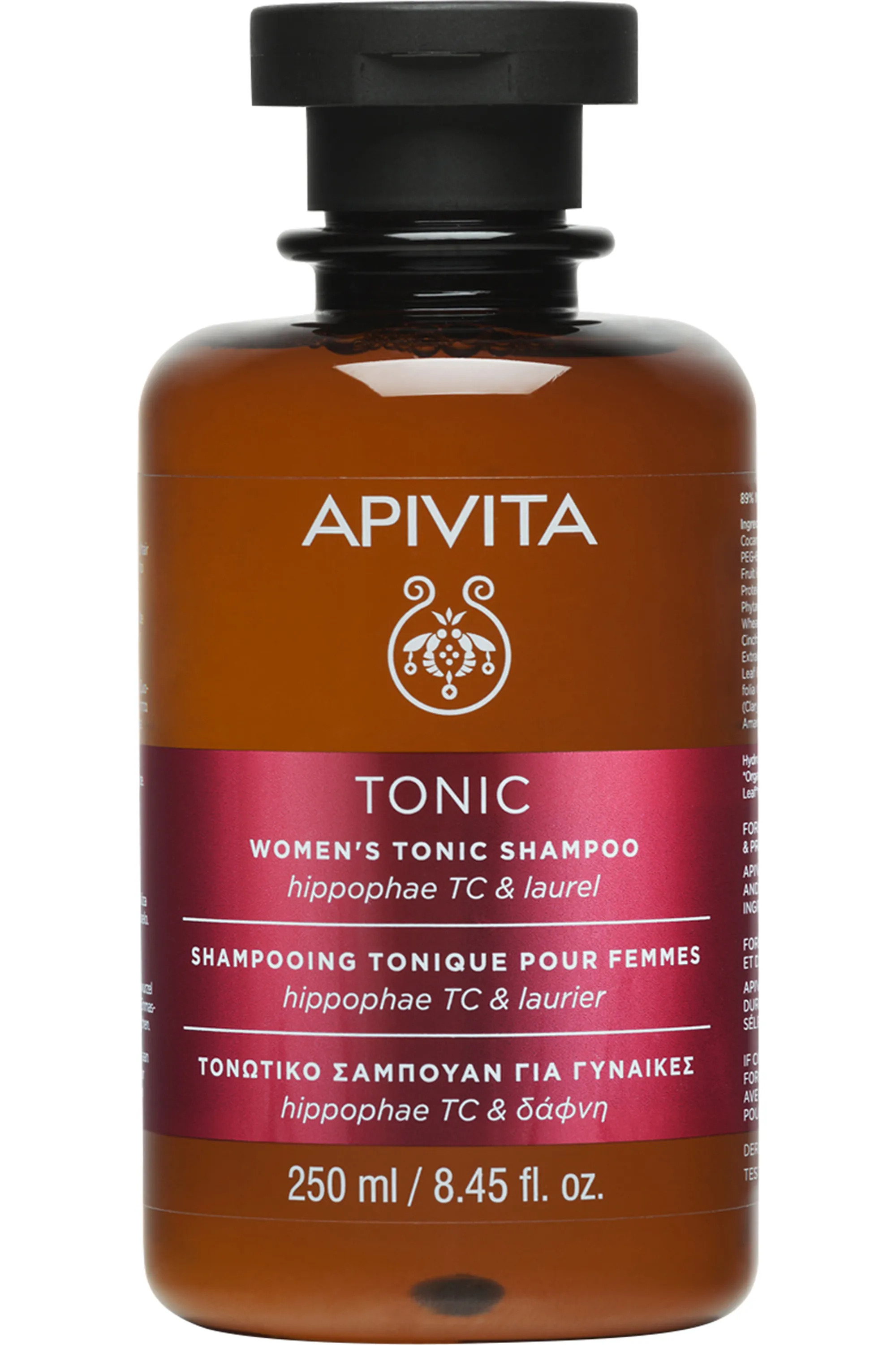Apivita Shampoing tonique anti-chute de cheveux pour Femmes-250 ml