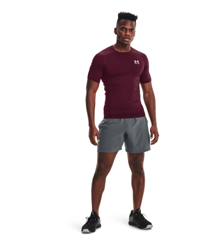 Camiseta Under Armour HeatGear de manga curta marrom