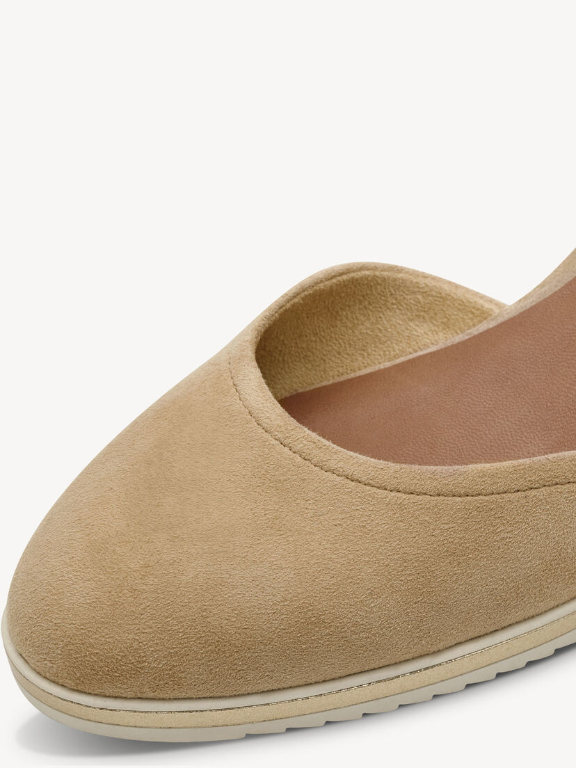 Leren Sleehakpumps - bruin