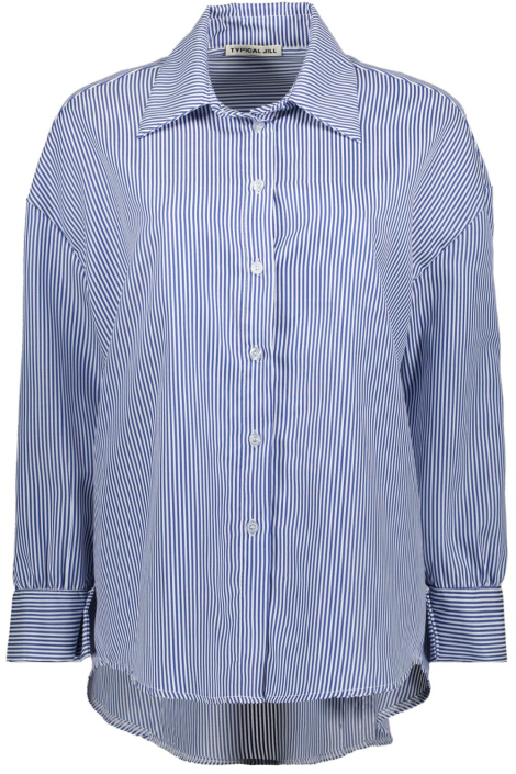 Typical Jill blauwe dames blouse