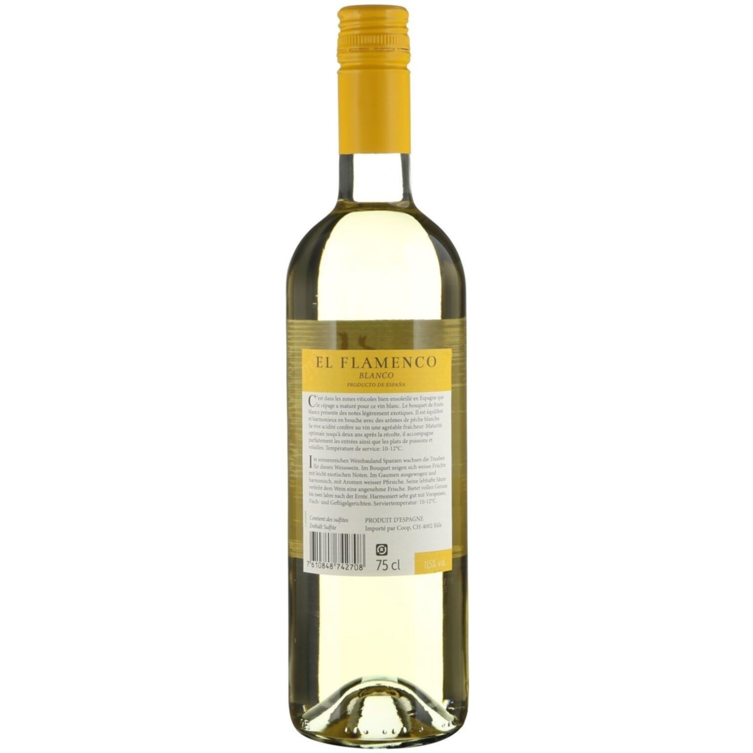 Prix Garantie El Flamenco España Blanco -75cl