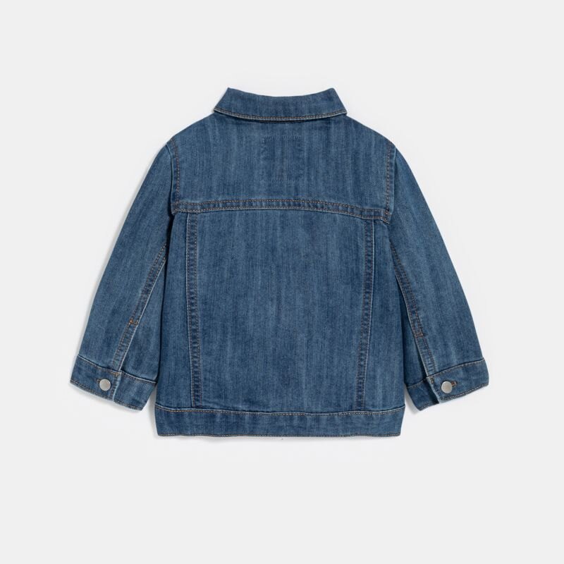 Veste en jean denim bleu bébé garçon Bleu