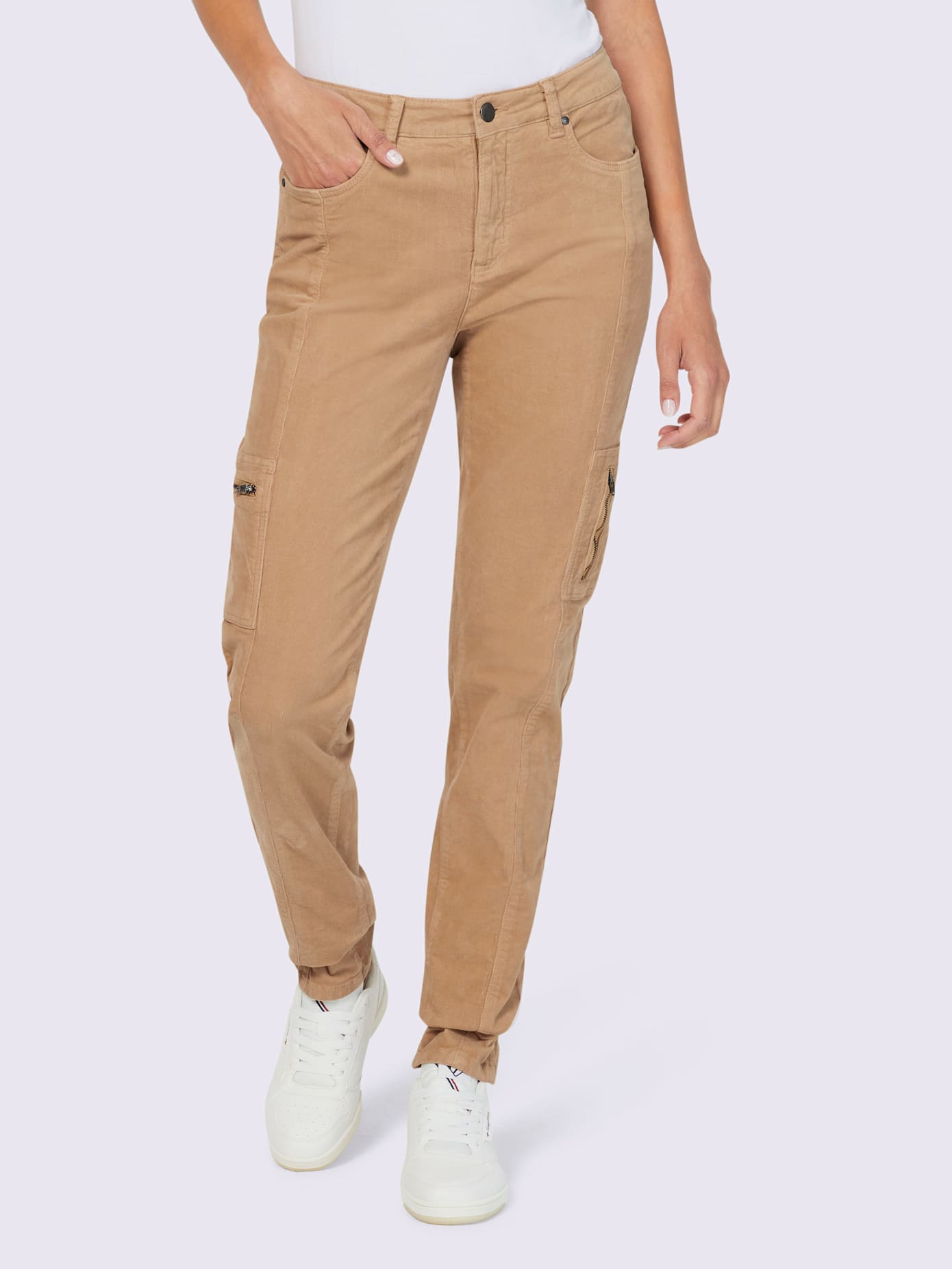 Pantalon en velours côtelé velours fin