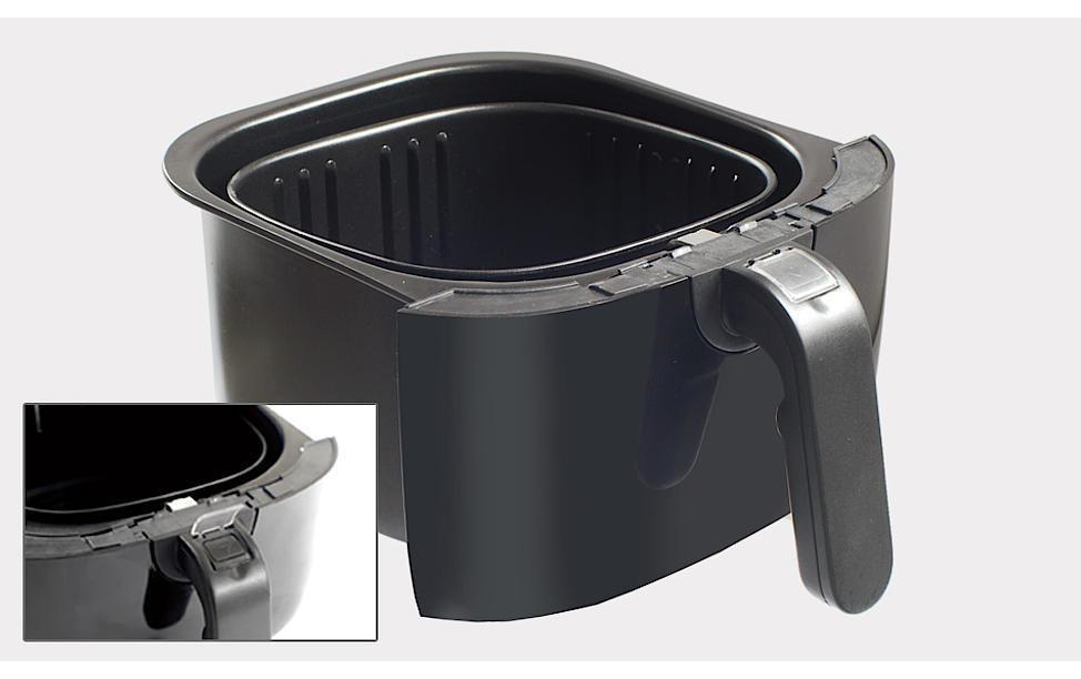 Heissluft-Fritteuse AF 200 Schwarz<br>Fritteuse