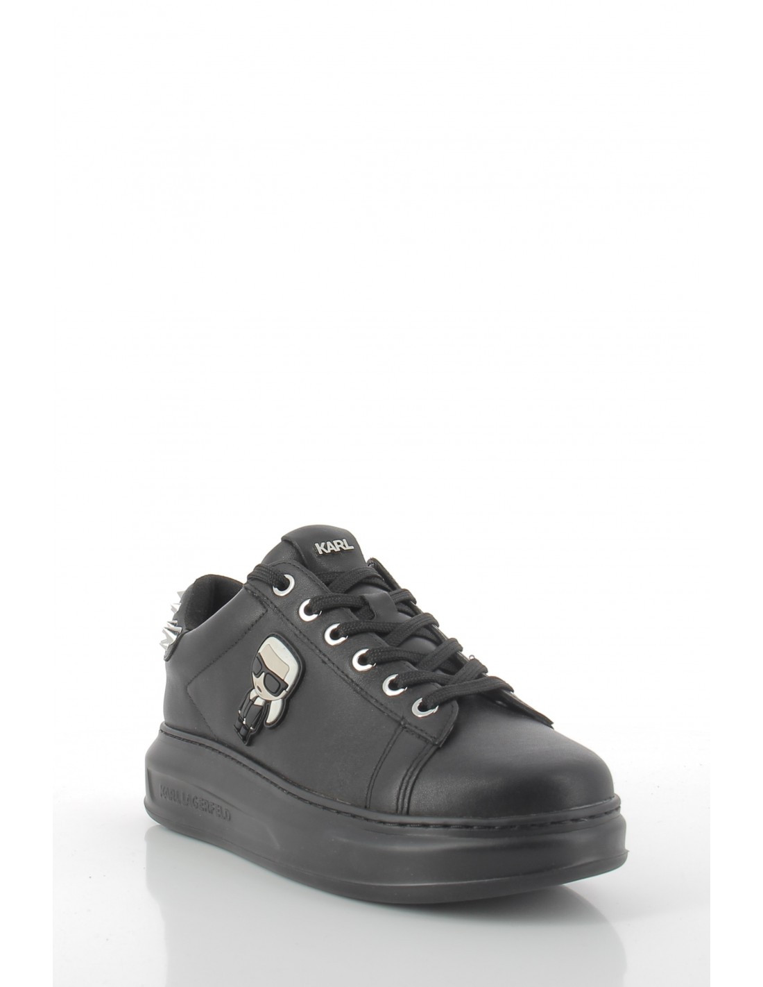 karl lagerfeld Baskets Compensées Femme kapri karl ikonic stud tab Noir