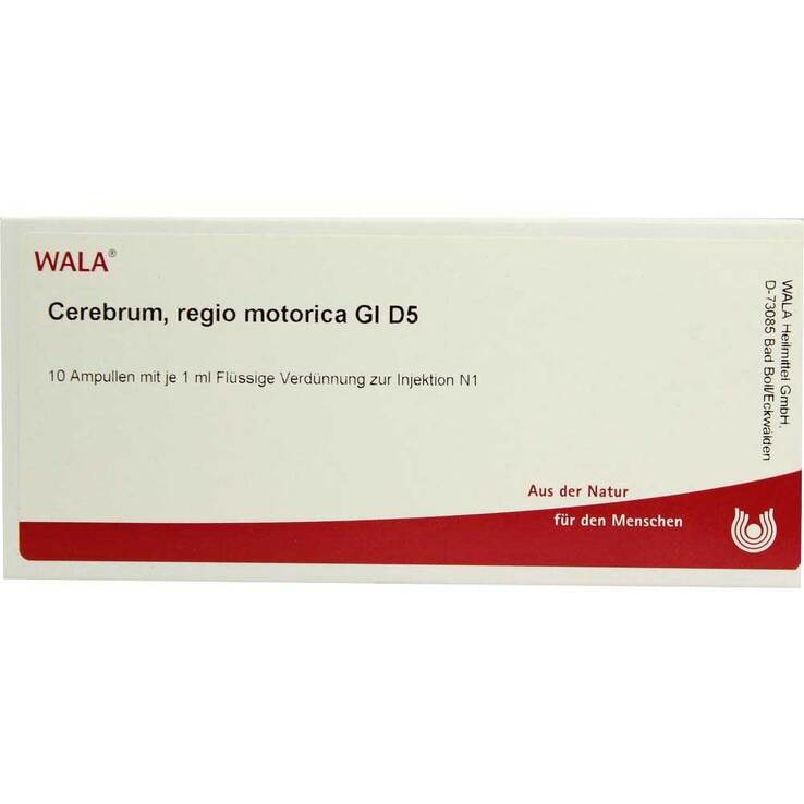 Cerebrum Regio Motor GL D 5 Ampullen, 10X1 ml