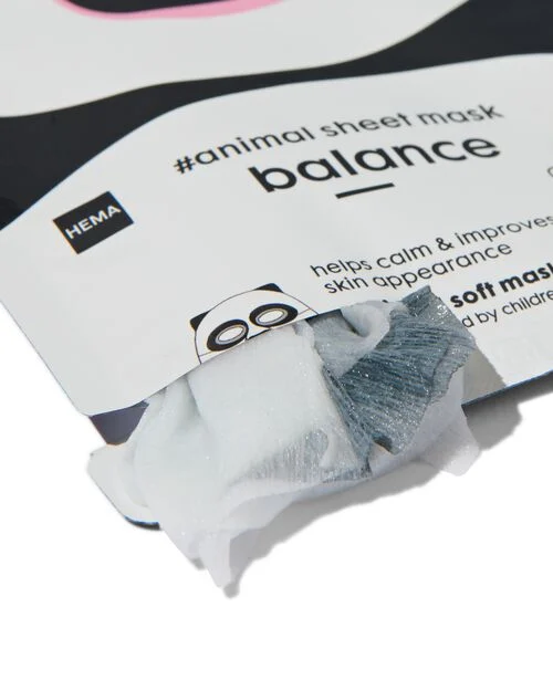 sheetmask animaux panda 15ml
