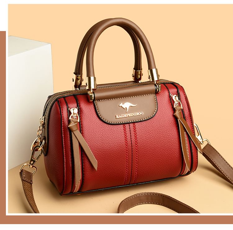 Mayanne - Crossbody Boston-tas met rits