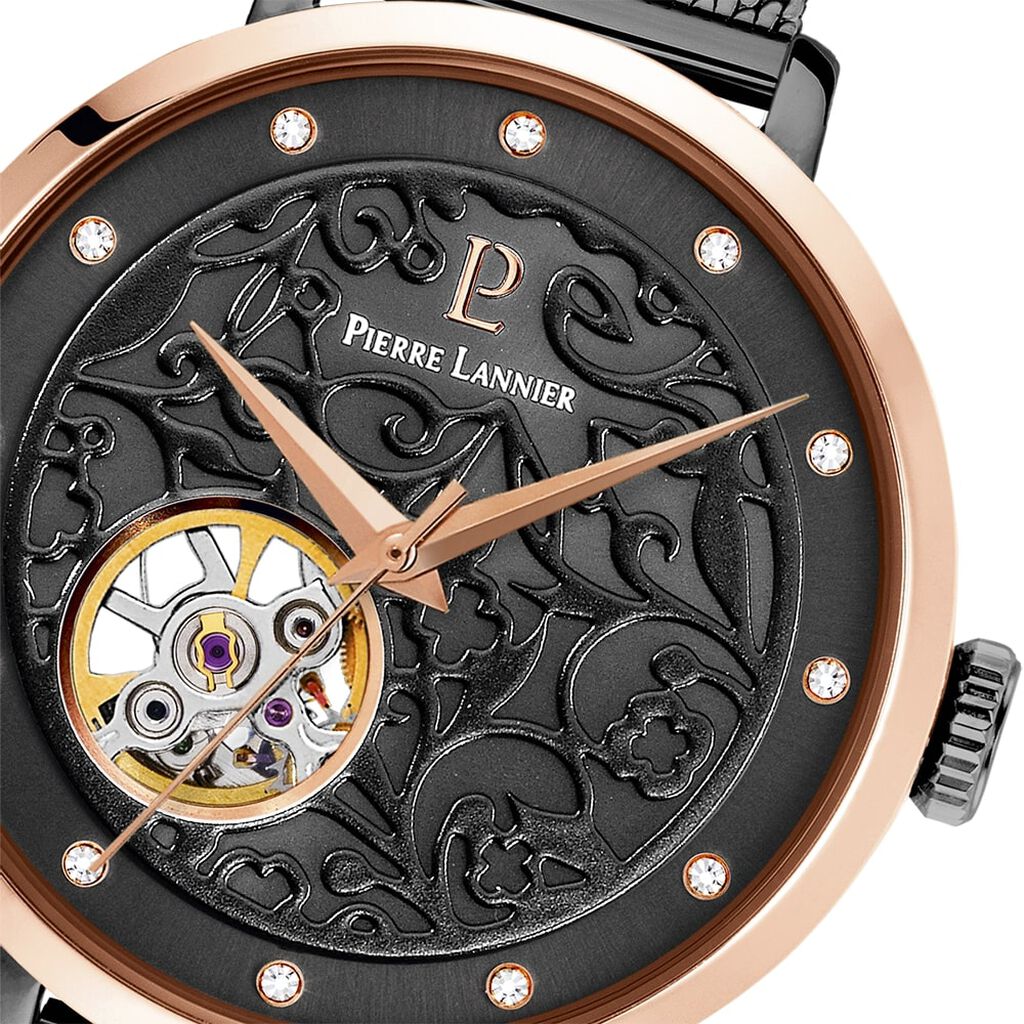 Montre Pierre Lannier Eolia Noir