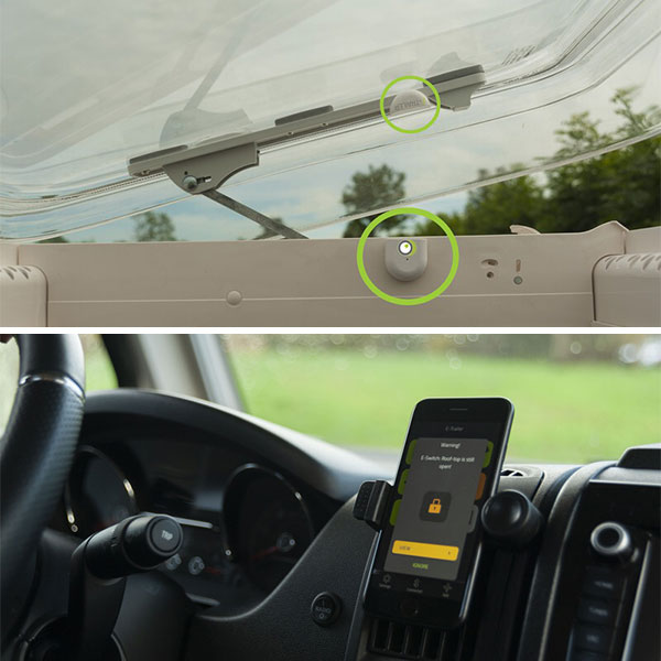Capteur alarme ouverture de fenêtre E-Switch E-Trailer