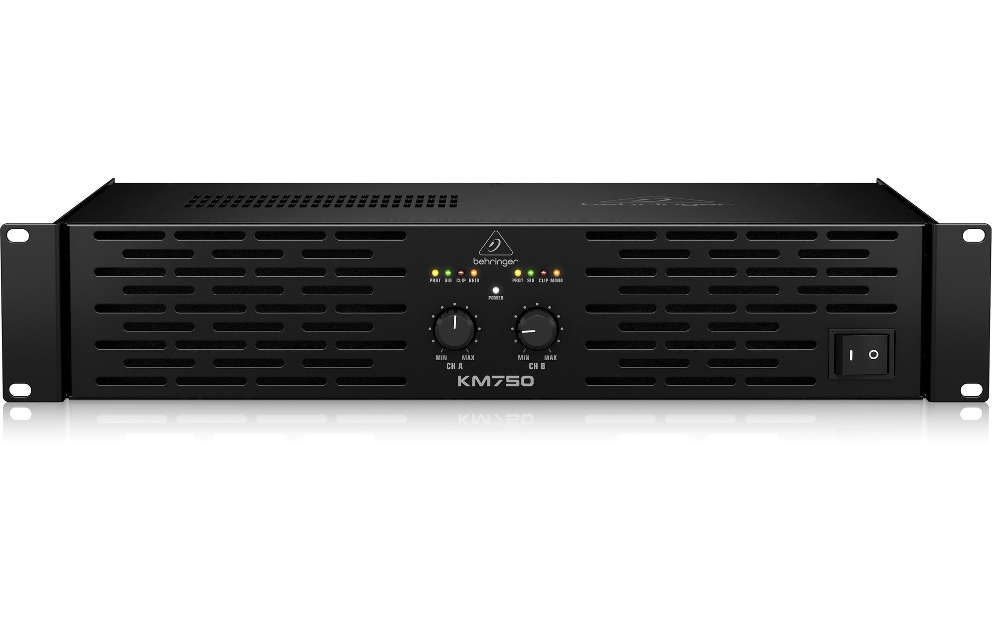 Endstufe KM750<br>Zweikanal-Endstufe mit 2 x 400 W