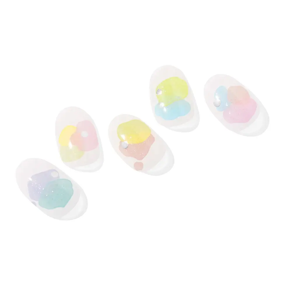 Semi Cured Gel Nail Strips Tint Drop