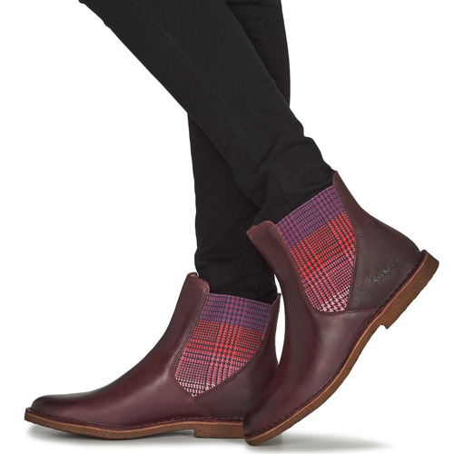 Kickers - TINTO - Bordeaux foncé