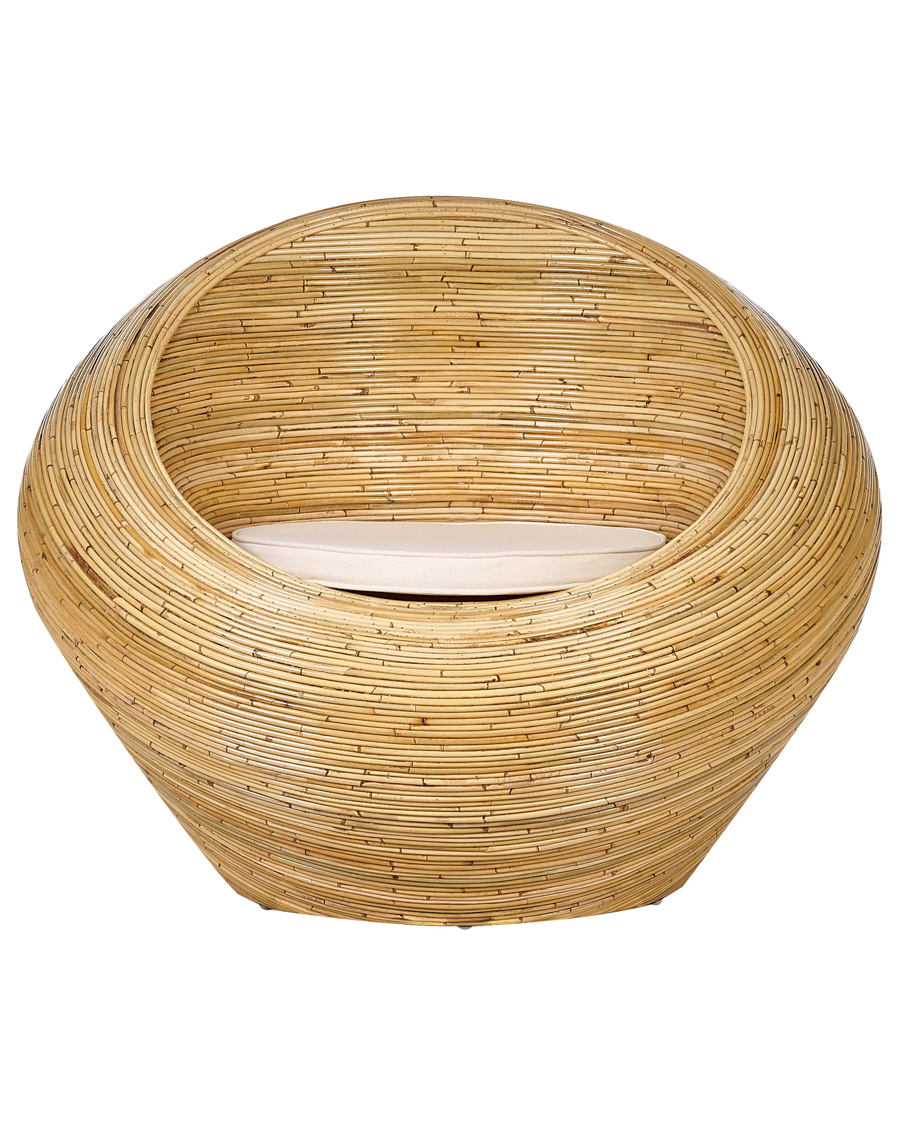 Set van 2 tuinfauteuils MAIORI Rotan Natuurlijk