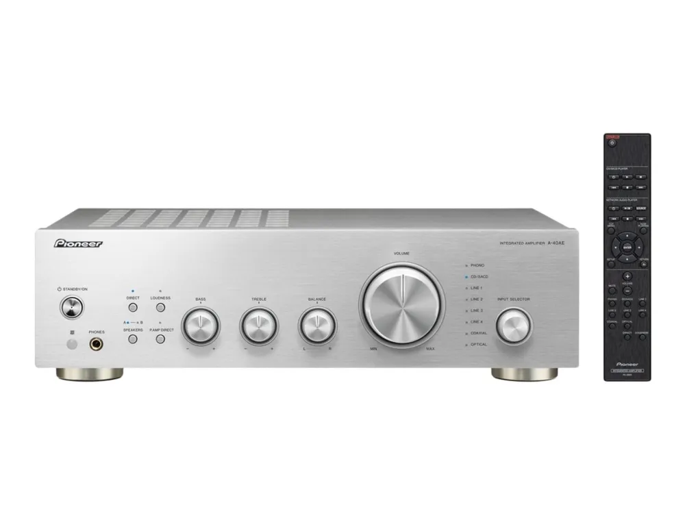 Pioneer A-40AE - Forstærker - 2 x 60 Watt - sølv