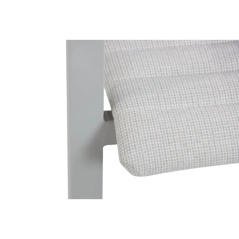 Tuinset 4 personen 165 cm Aluminium/textileen Taupe Osmen Joliet/Brighton