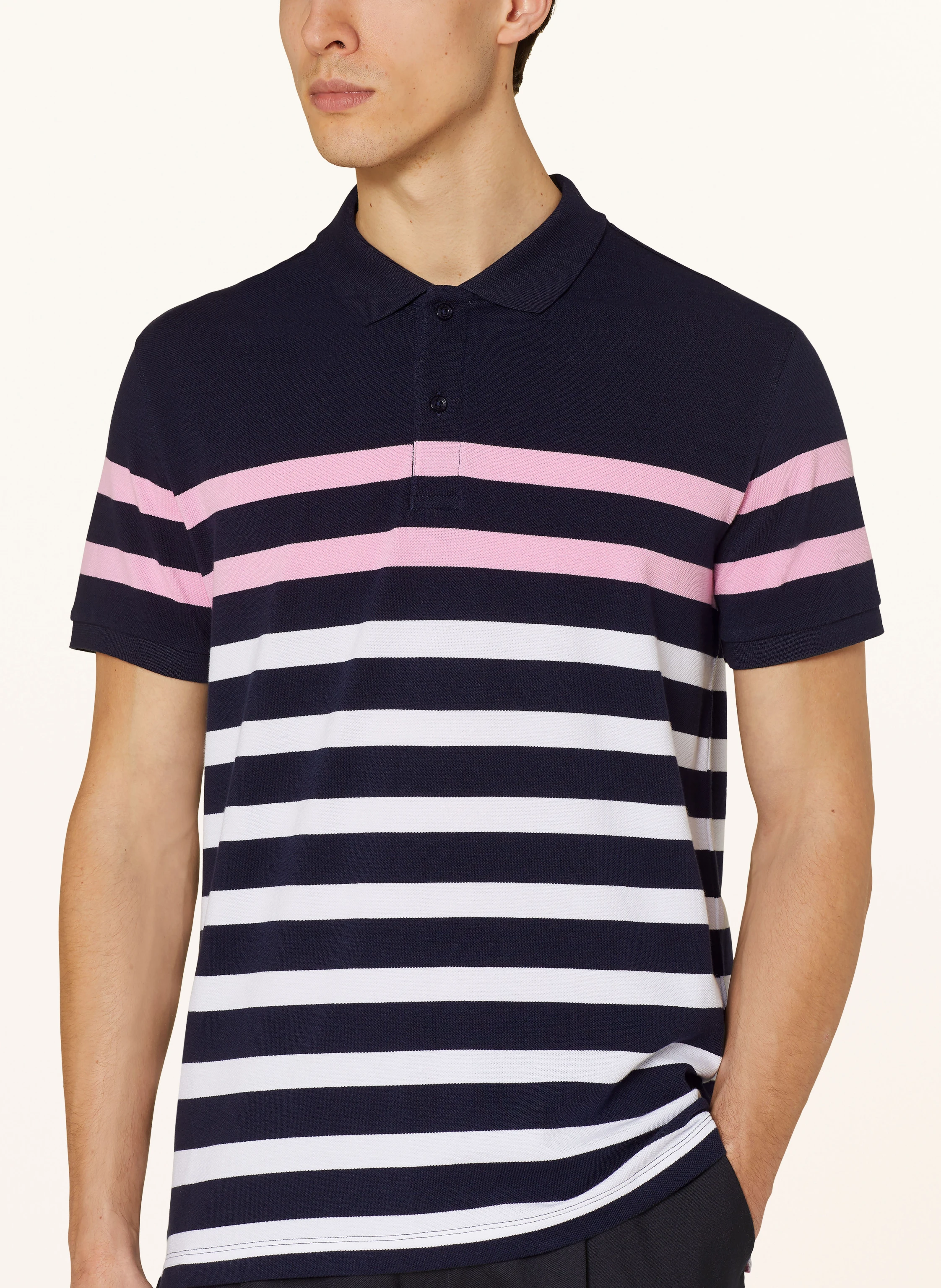 STROKESMAN'S Piqué-Poloshirt