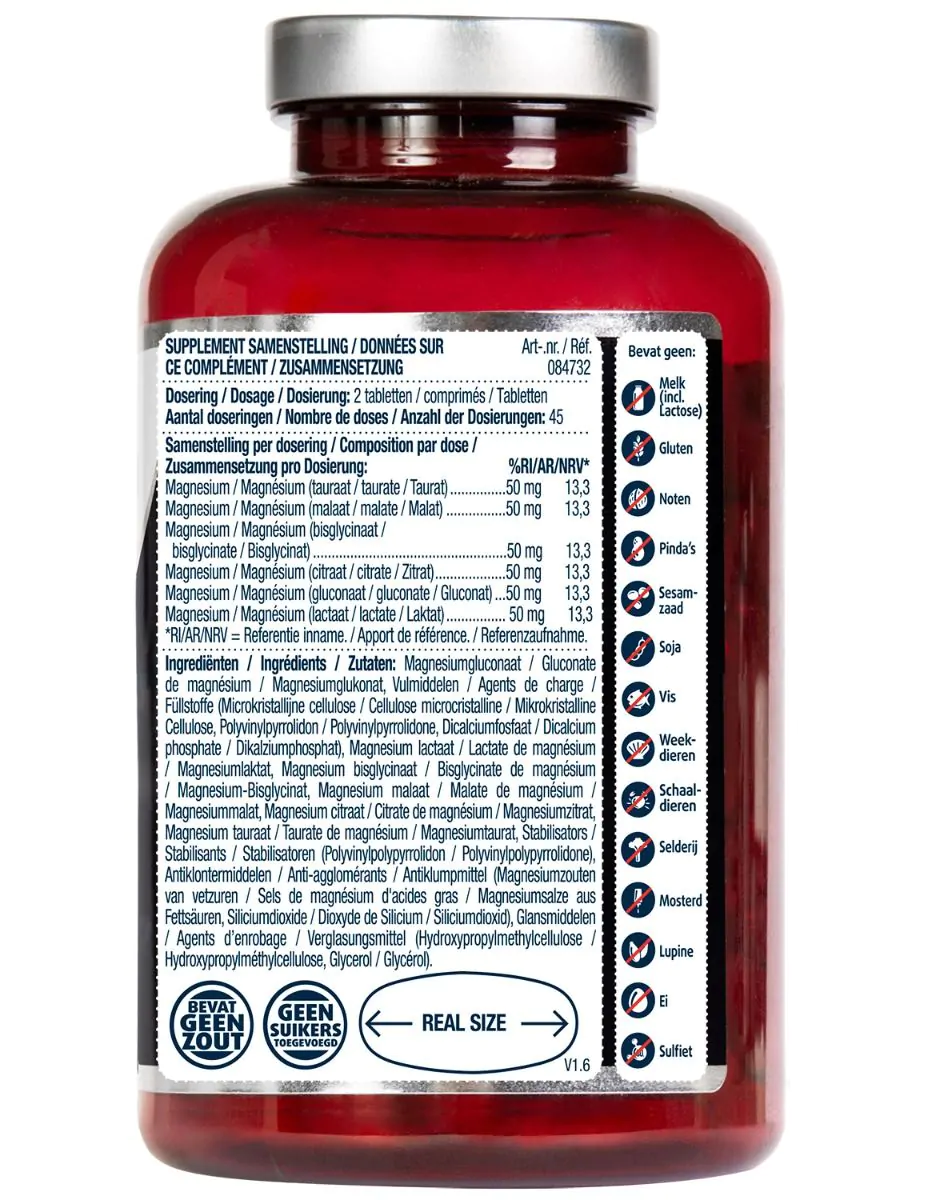 Magnesium Super 6 Complex 90 tabletten