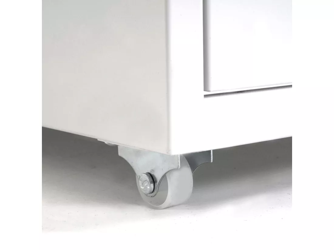 Caisson roulant Preston T851, blanc