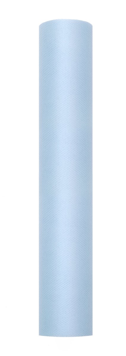 Lichtblauwe Tule Rol 30cm 9m