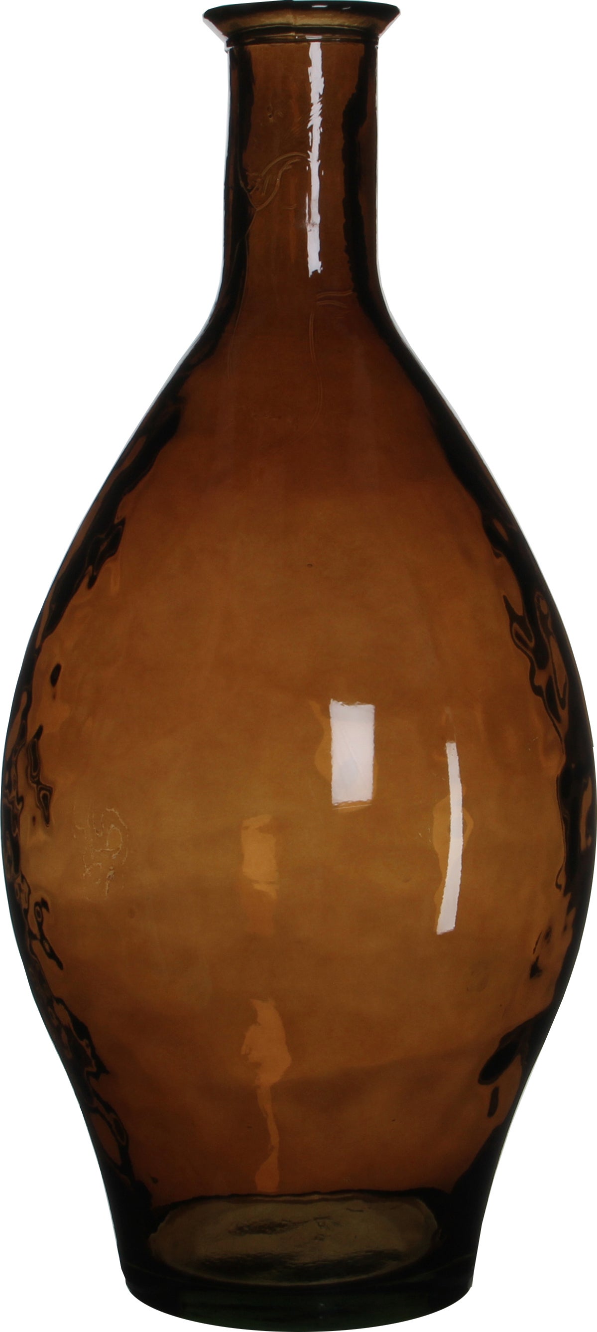 Mica Decorations fles Kyara bruin D 28 H 60 cm