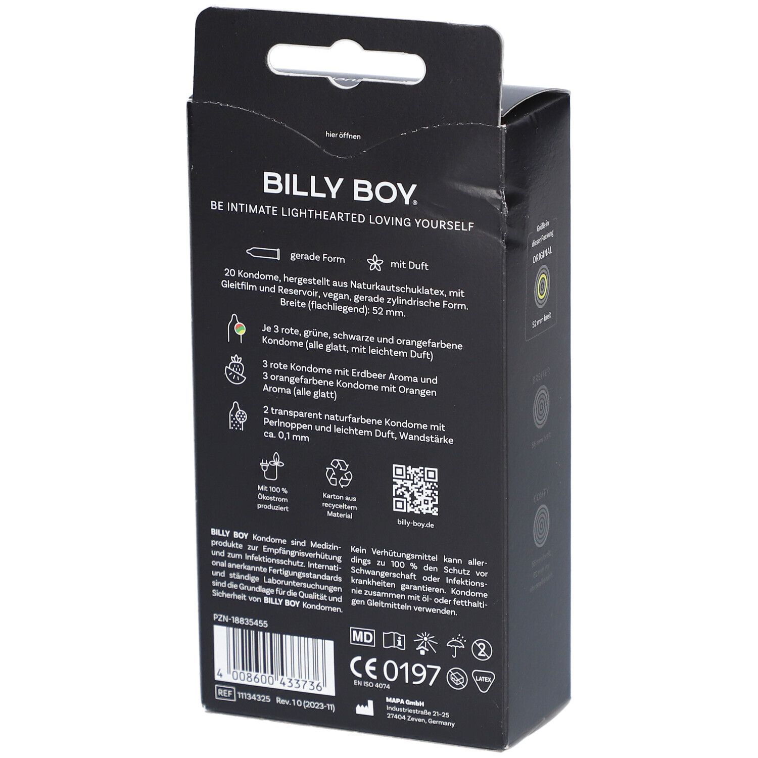 BILLY BOY  Kondome Bunte Vielfalt