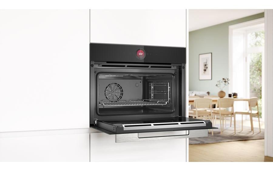 Einbaubackofen CBG7341B1 Schwarz A+<br>Backofen mit digitalem Bedienring