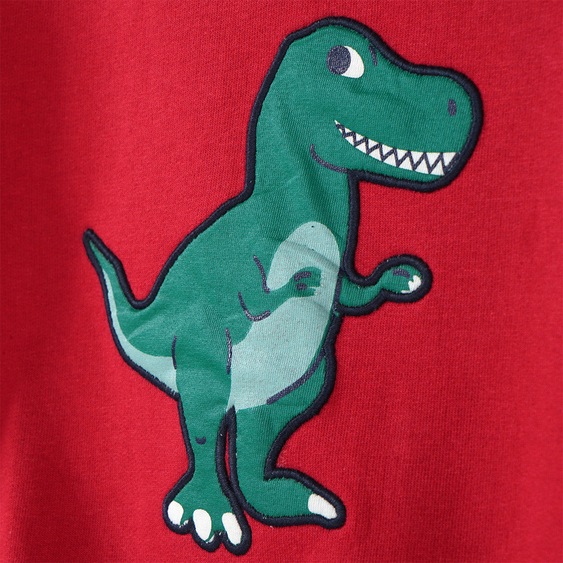 Topolino Jungen Sweatshirt mit Dino-Applikation dunkelrot