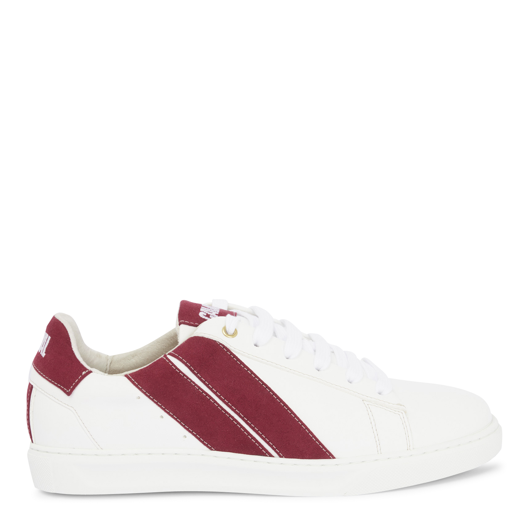 VEGAN WINE DIVINE - Baskets basses en cuir| Rouge