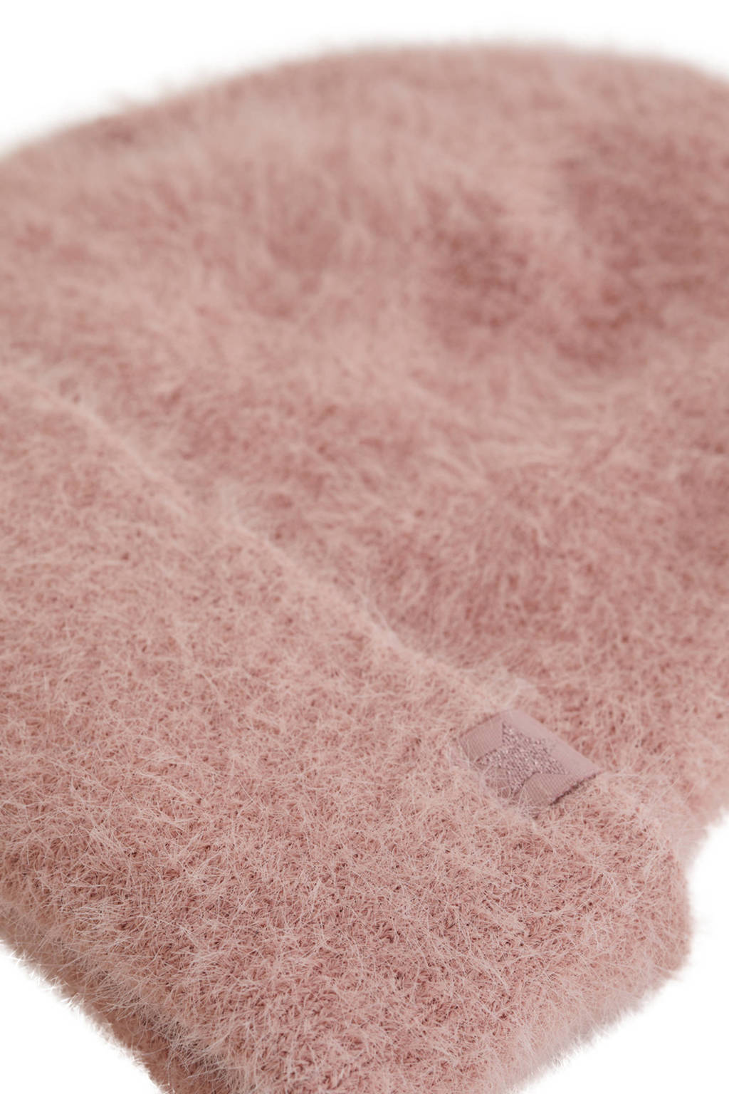 WE Fashion fluffy meisjes muts lichtroze