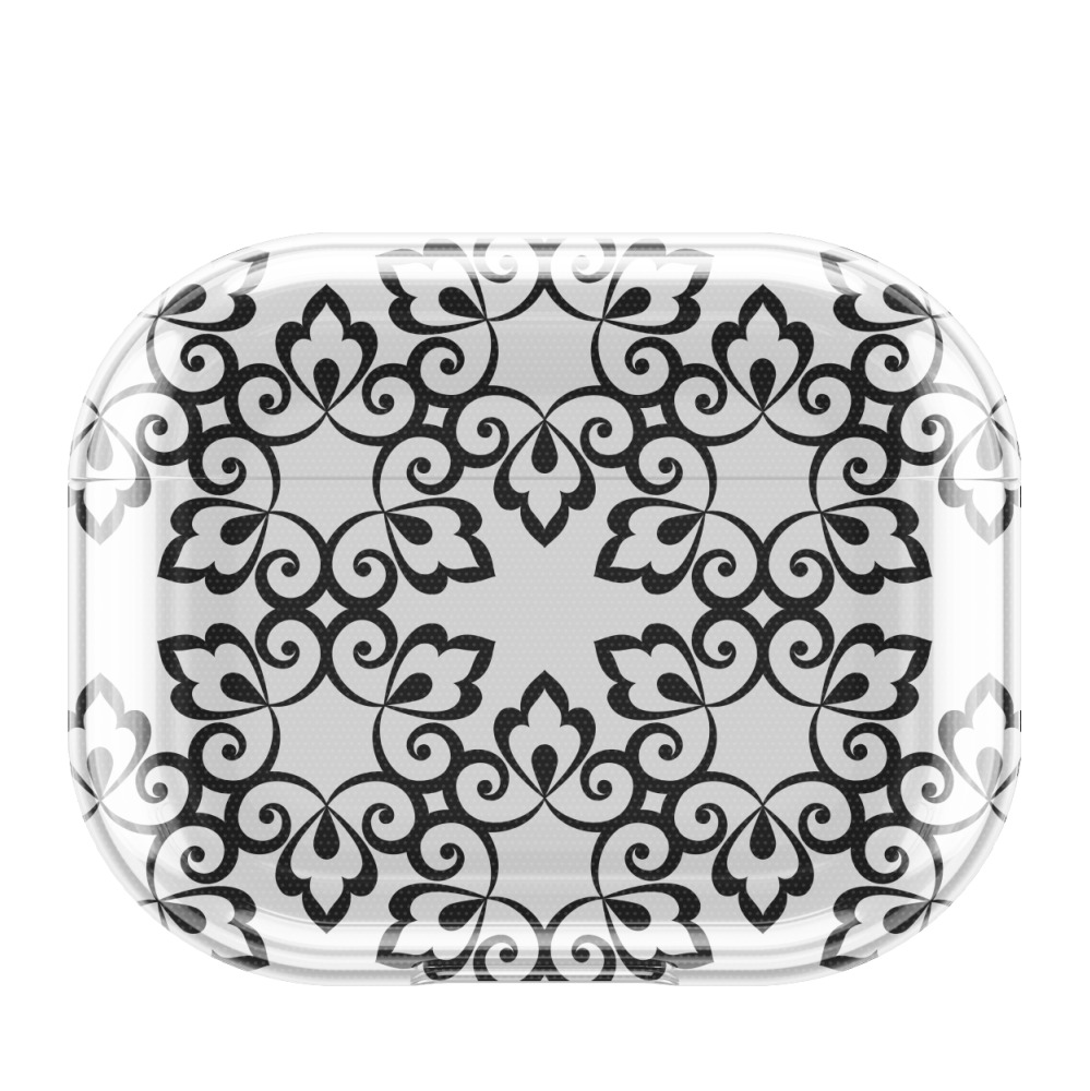 Apple AirPods Pro Gummi Hülle Mystische Mandala 3 - Transparent