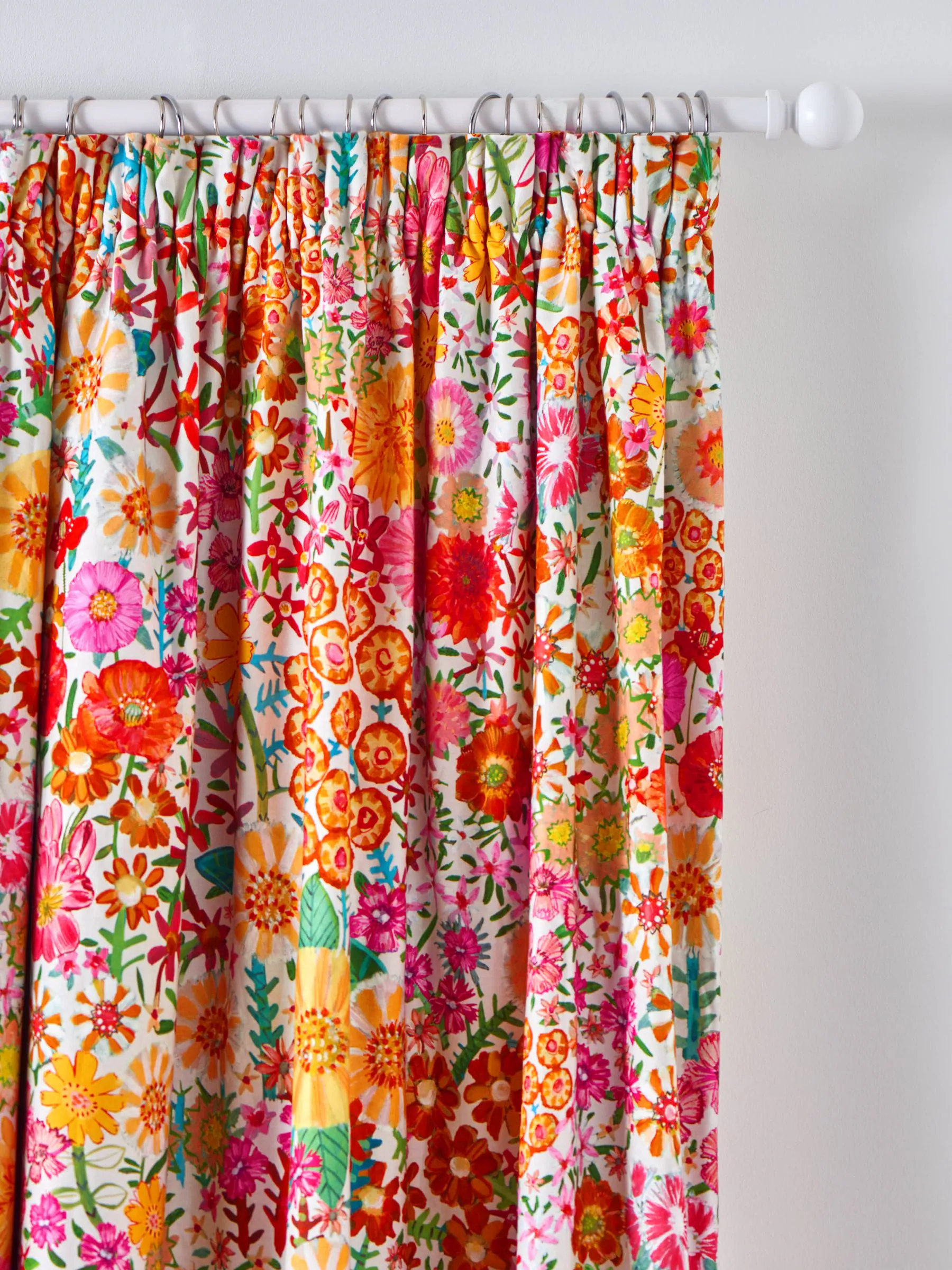 Lucy Tiffney Pencil Pleat Blackout Curtains
