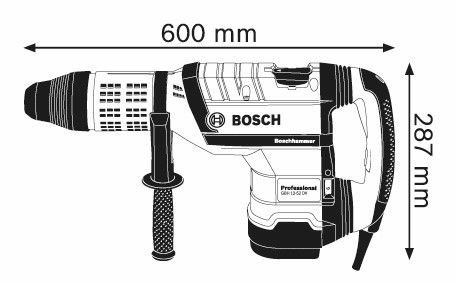Bosch GBH 12-52 DV Boorhamer in Koffer - 0611266000