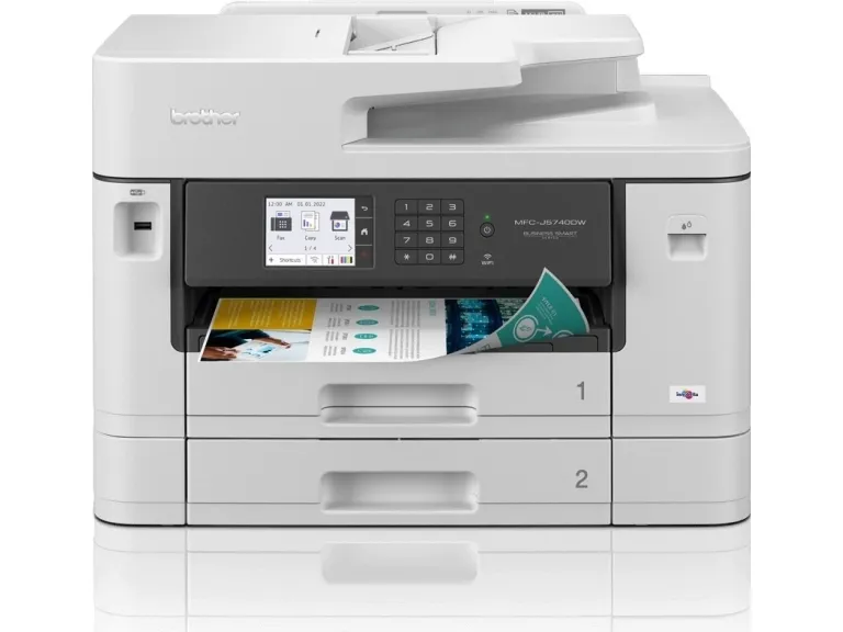 Brother MFC-J5740DW - Multifunktionsprinter - farve - blækprinter - A3 (medie) - op til 25 spm (kopiering) - op til 28 spm (udskriver) - 600 ark - 33.6 Kbps - USB 2.0, LAN, Wi-Fi(n), USB vært