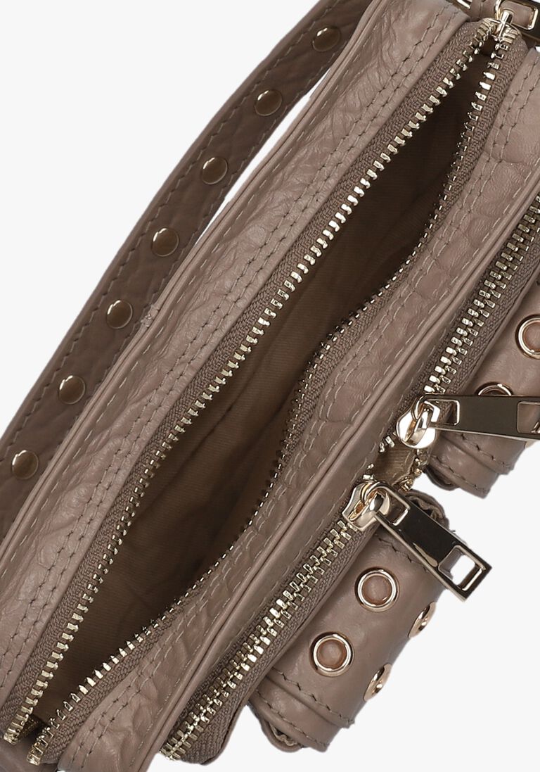 N\u00DANOO taupe n&uacute;noo schoudertas helena eyelet